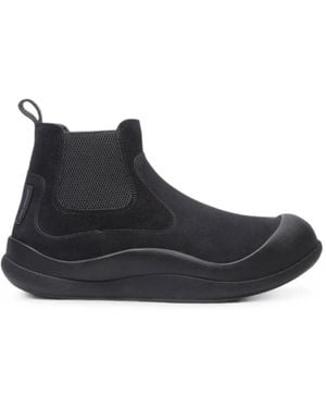 Axel Arigato Squish Suede Chelsea Ankle Boots - Black