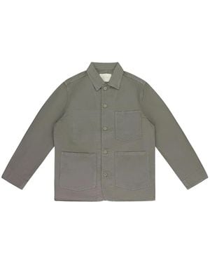 Aimé Leon Dore Stadium Garment-Dyed "Tan" Jacket - Grey