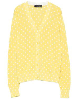 Fabiana Filippi Polka Dot Cardigan - Yellow
