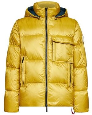 AFTER LABEL Wattierte Katalla Kapuzenjacke - Gelb