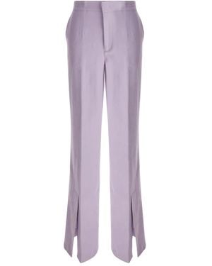 Twinset Split-Hem Trousers - Purple