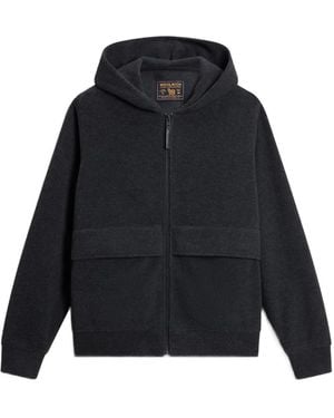 Woolrich Hoodie Met Rits - Zwart