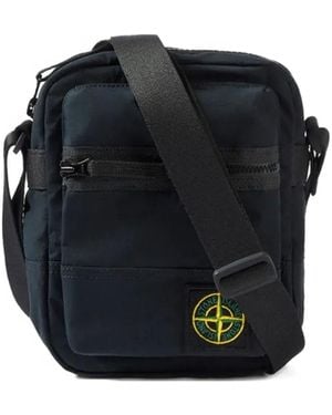 Stone Island Schoudertas Met Rits - Zwart
