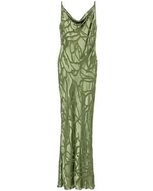 Cult Gaia Ali Cowl-Neck Maxi Dress - Green