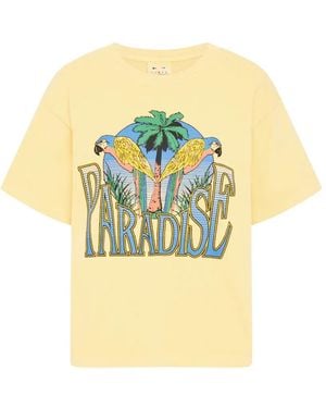 The Upside Paradise Graphic-Print T-Shirt - Metallic