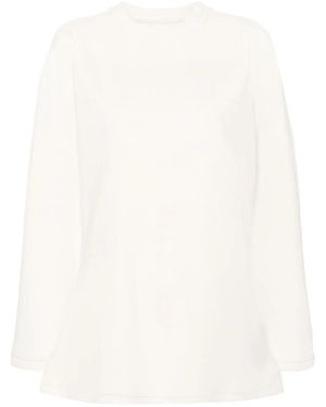 Maison Margiela エンブロイダリー スウェットシャツ - ホワイト