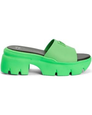 Giuseppe Zanotti Apocalypse Hot 60mm サンダル - グリーン