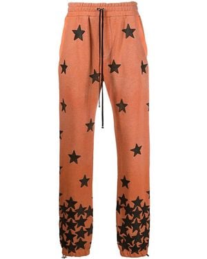 Amiri Chemist Star Track Trousers - Orange