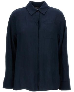 Max Mara Gala Chest-Pocket Buttoned Shirt - Blue