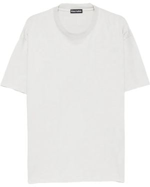 Cultura Logo-Patch T-Shirt - White
