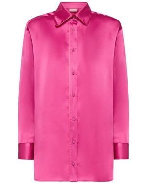 Pierre Louis Mascia Mutka Silk Shirt - Pink