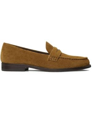 Tory Burch Mocasines Classic Penny - Marrón