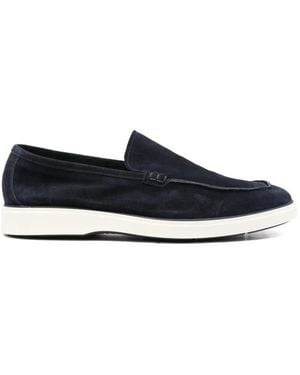 JOHN HARRISON Suede Loafers - Blanc