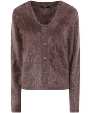 Seventy Brushed-Finish Cashmere Cardigan - Brown