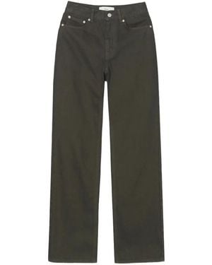 DUNST Essential Straight-Leg Jeans - Green