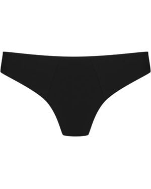Maison Close Nuit Infinie Open Panty Briefs - Black