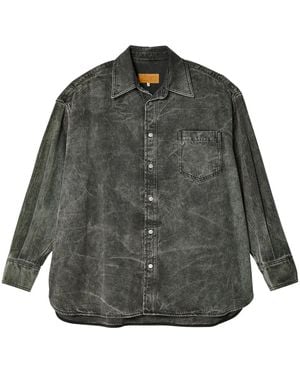 MM6 by Maison Martin Margiela Langärmeliges Jeanshemd - Grau