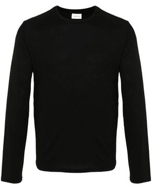 Saint Laurent Cassandre T-Shirt Mit Logo-Stickerei - Schwarz