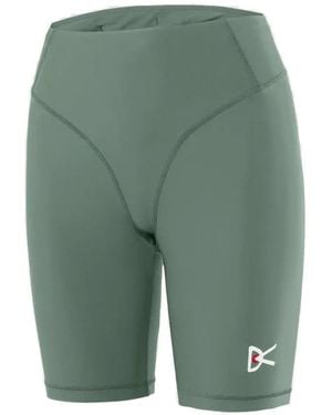 District Vision Shorts Da Ciclismo Con Logo - Verde