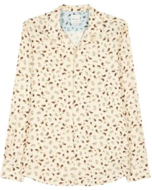 Paul Smith Paisley-Print Shirt - Natural