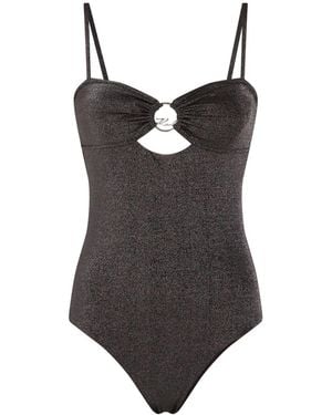 Karl Lagerfeld Dna Ring Swimsuit - Black