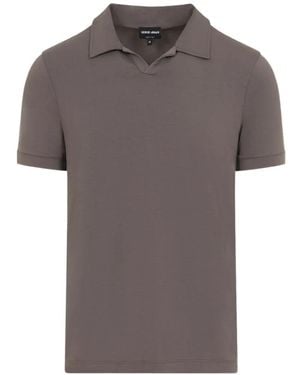 Giorgio Armani Klassisches T-Shirt - Grau