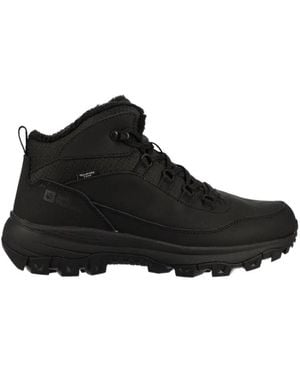 Jack Wolfskin Everquest Texapore Mid Fleece-Lined Boots - Black