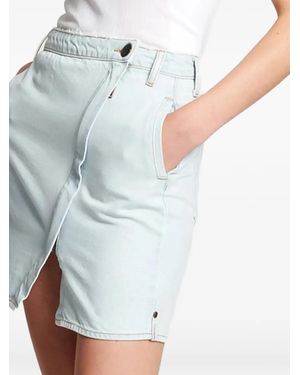 One Teaspoon Minijupe Society - Bleu