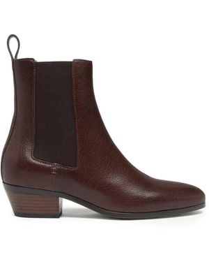 Odissi Botines Ella De Piel - Marrón