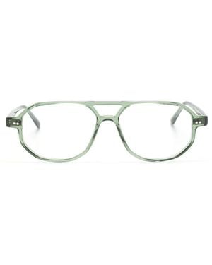 Moscot Gazeektal Pilotenbrille - Grün