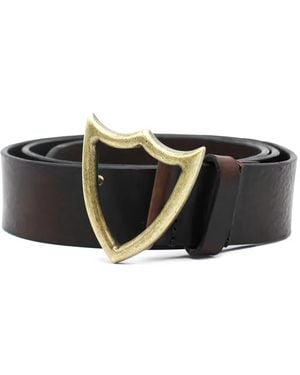 HTC Shield Leather Belt - Brown