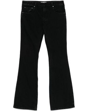 Entire studios Mid-Rise Flared Jeans - Black