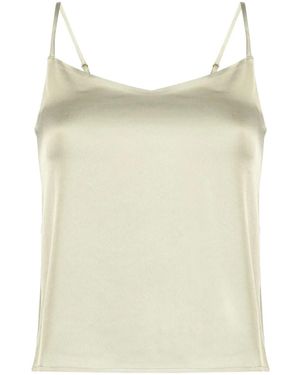 GOODIOUS V-Neck Slip Top - Natural