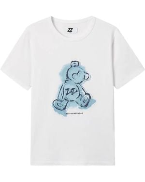 Izzue Graphic-Print T-Shirt - White