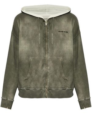 Golden Goose スタッズ パーカー - グリーン