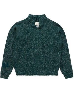 ERL Stadium Pullover aus Alpakawolle - Grün
