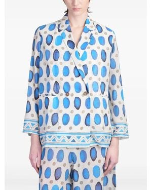 Holy Caftan Jam Blazer - Blue