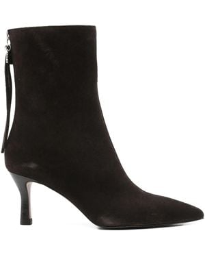 Maje Spitze Stiefel Mit Reißverschluss 70Mm - Schwarz