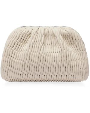 A.L.C. Enzo Quilted Clutch Bag - Natural