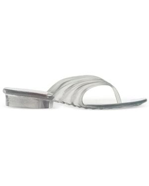 Melissa Sculpted Thong-Strap Sandals - White