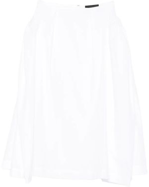 Simone Rocha Bow Hip-Detailed Midi Skirt - White