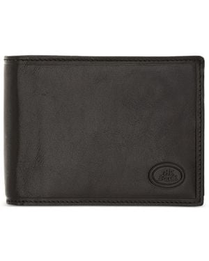 The Bridge Logo-Embossed Leather Wallet - Black