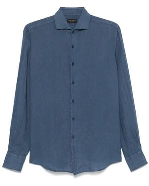Dell'Oglio Linen Shirt - ブルー