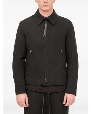 The Viridi-anne Zip-Up Jacket - Black