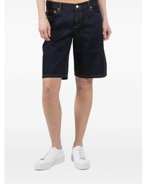 Still Here Pocket Denim Shorts - Blue