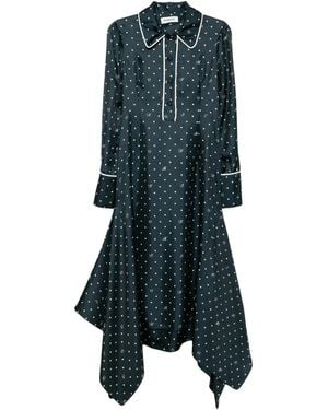 Monse Cowl-Back Midi Dress - Green