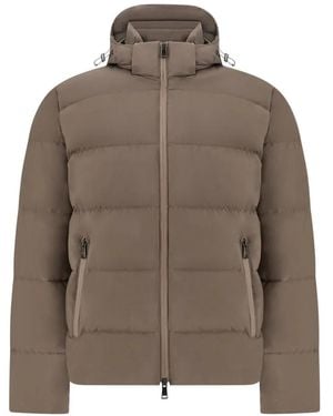 Paul & Shark Typhoon Platinum Padded Jacket - Brown