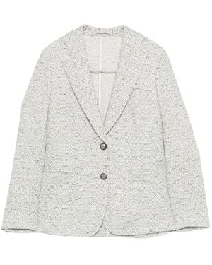 L.B.M. 1911 Laura Single-Breasted Jacket - White