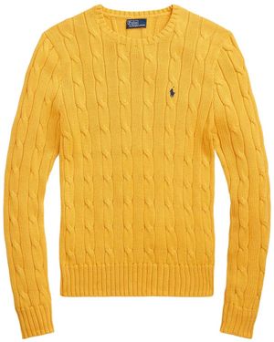 Polo Ralph Lauren ケーブルニット セーター - イエロー