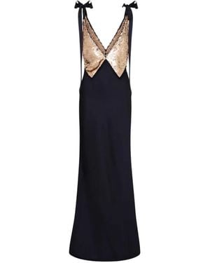 LoveShackFancy Talissa Maxi Dress - Blue